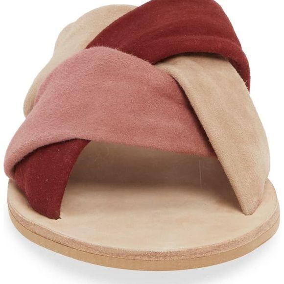 NEW Free People Rio Vista Slide Sandal Soft Leather‎ Intersect - Picture 2 of 6